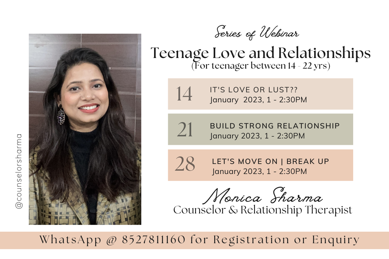 Series of webinar for Teenage Love and Relationships